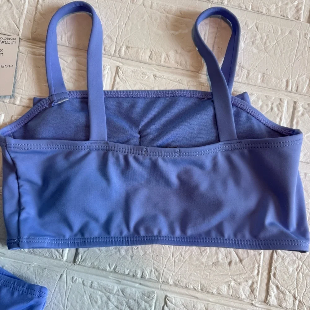 New Kids Swimsuit Habitual Light Purple Bikini Set Size 12